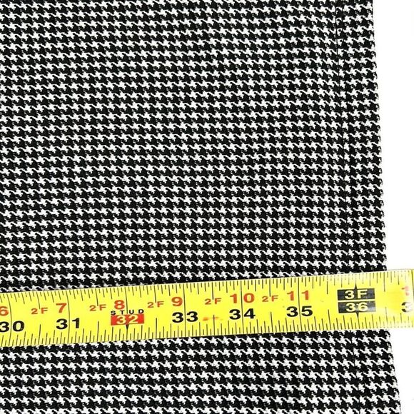 6397 Houndstooth Long Sleeve Shift Oversized Dress In Black/ White XS-L - Picture 13 of 13